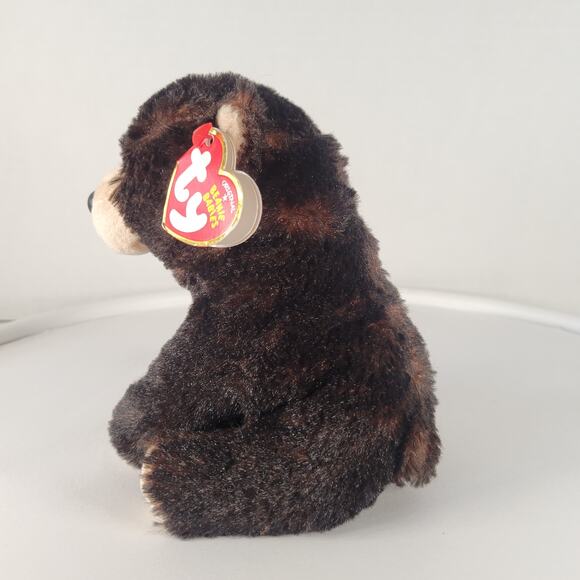 Ty Beanie Baby Kodi Bear Plush Toy 6" Brown Black Stuffed Animal with Tags - Picture 4 of 16